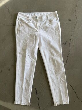 W.ANGLE / Corduroy Golf Pants with Split Hem / White